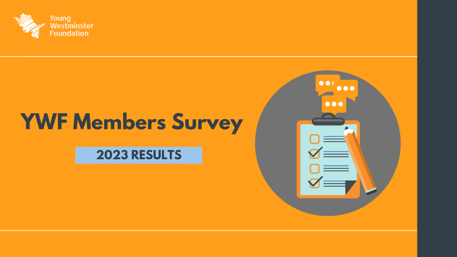 YWF Annual Members Survey Results 2023 Young Westminster Foundation